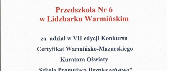 Szkoła Promująca Bezpieczeństwo 