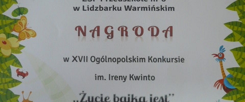 "Życie bajką jest" - konkurs plastyczny