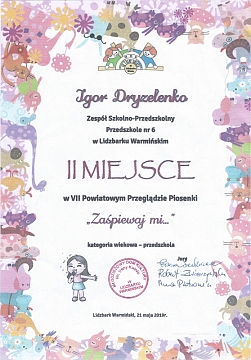 Zaśpiewaj mi 2019-II msc